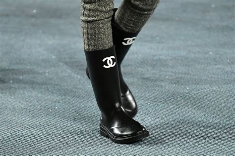 black chanel snow boots|chanel rain boots 2022.